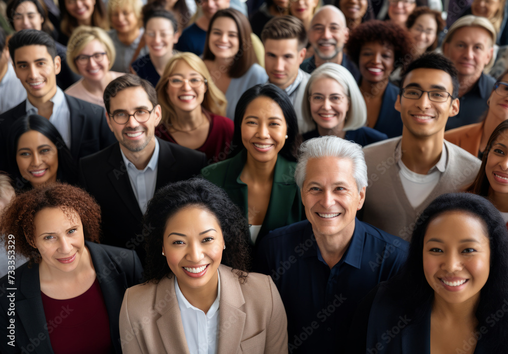 Group of multi ethic People standing together. Group of multi ethic People standing together.