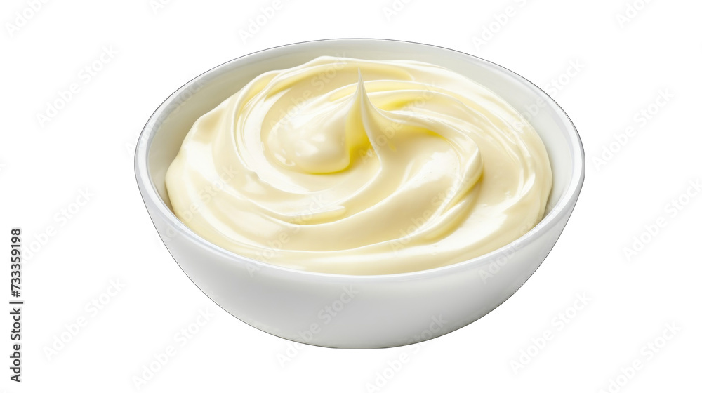 Mayonnaise swril in a bowl png Mayonnaise swril in a bowl png
