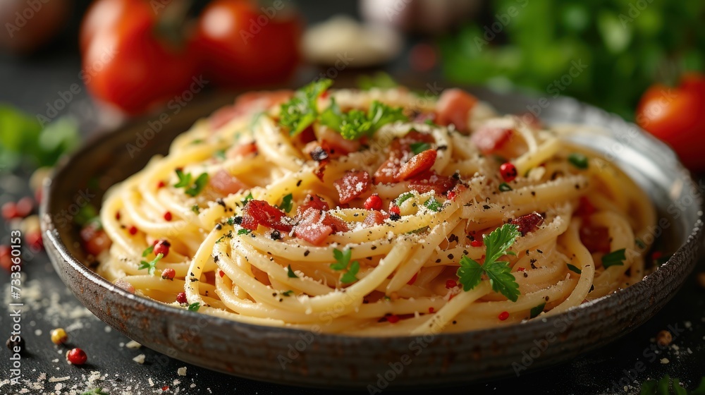 Savory Spaghetti Aglio e Olio with Parsley Savory Spaghetti Aglio e Olio with Parsley