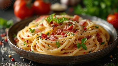 Savory Spaghetti Aglio e Olio with Parsley