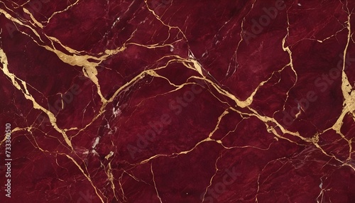 Burgundy red and gold marble block texture