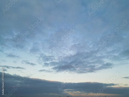 Beautiful Colours of Sky and Clouds During Sunset © Nasim