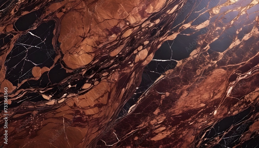Brown and bronze marble tile texture, reticular pattern