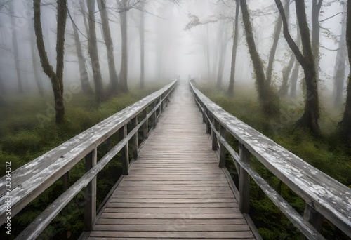 boardwalk in the forest © Sana