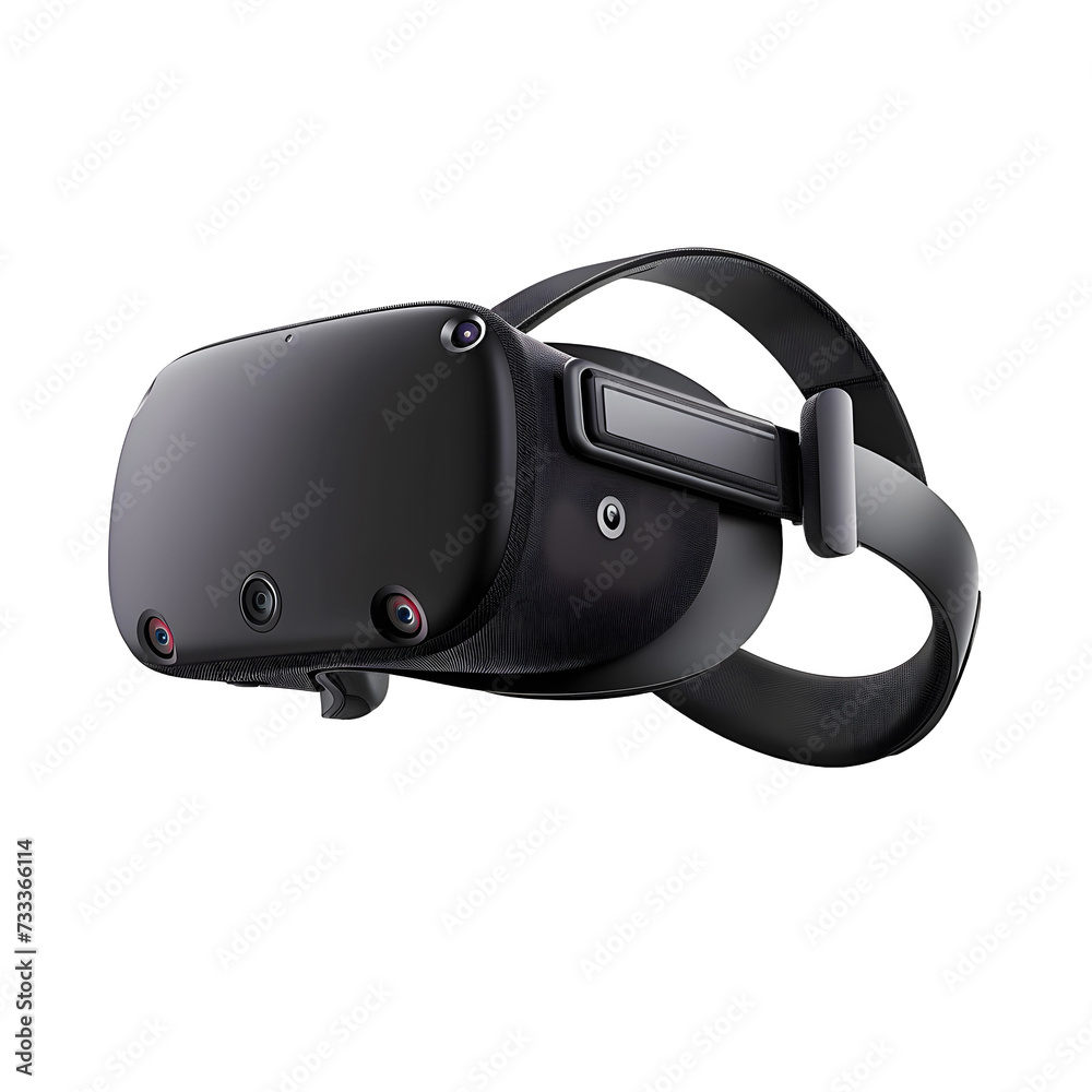 Fototapeta premium VR headset. Virtual reality helmet isolated on white background