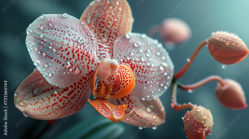 Capturing orchid elegance: A focus on delicate structures and unique floral shapes Capturing orchid elegance: A focus on delicate structures and unique floral shapes