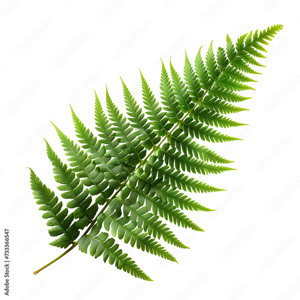 Fern isolated on white background Fern isolated on white background