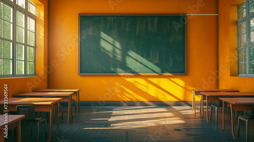 empty school classroom