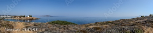 Beautiful panoramic view of a bay on Crete  © Roman