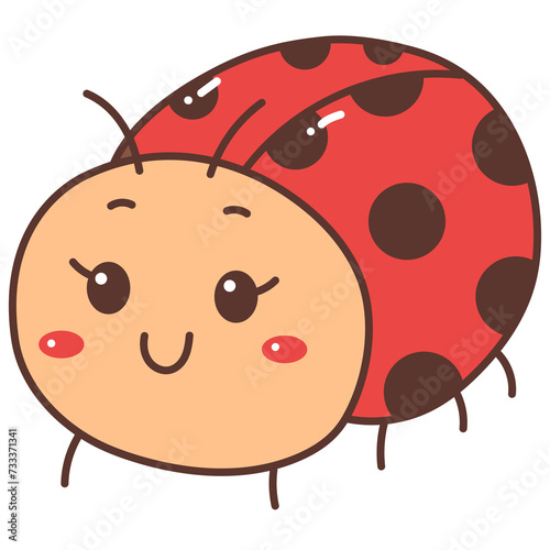 ladybug cartoon doodle