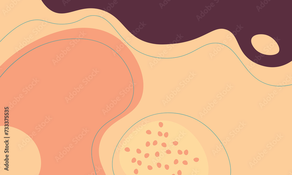 Simple flat organic background. Simple flat organic background.