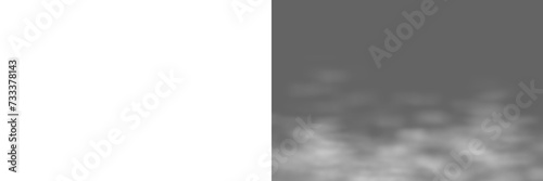 White color fog png. Fog isolated on transparent background. Fog cloud smoke effect. Realistic fog cloud smoke mist texture. 