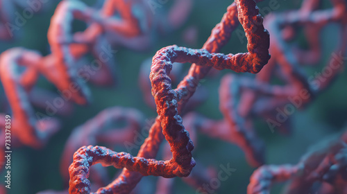 DNA RNA close up photo