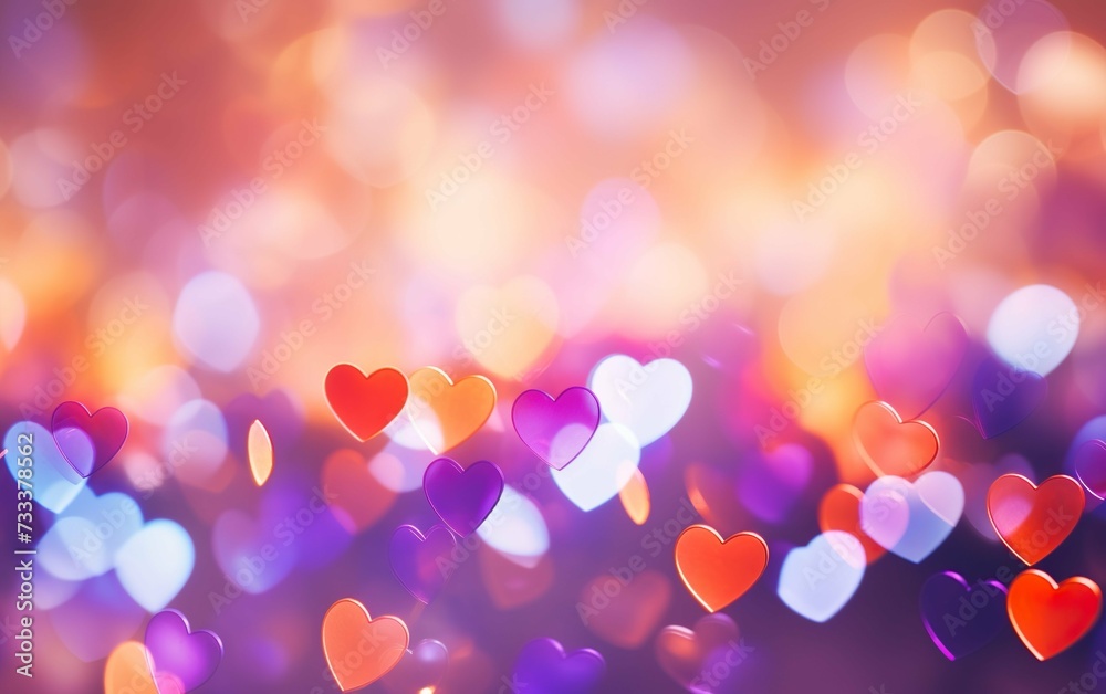 Heart Shaped Colorful_Blurred_Bokeh_St