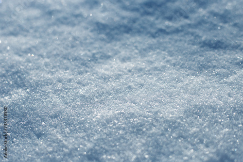 śnieg, kryształki śniegu, powierzchnia śniegu, zima, mróz, snow zoom, winter, cold, winter background © Kima