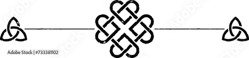 Celtic Header with Triquetras and Knot