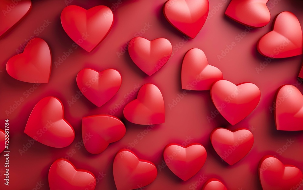 Valentines day_background_with_red_hear