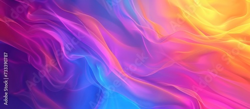 Background texture abstract smooth wavy colorful gradient. Generated AI image