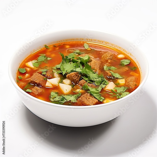 Posole soup closeup