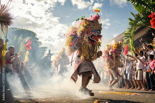 Indonesia Nyepi: an indonesian cultural gem, a serene journey into tradition and spirituality, indonesian celebrations lifestyle © Ruslan Batiuk