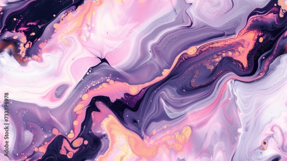 Original artwork photo of marble ink abstract art, showcasing the intricate details and smooth marbling pattern of an exemplary painting on high-quality paper texture Original artwork photo of marble ink abstract art, showcasing the intricate details and smooth marbling pattern of an exemplary painting on high-quality paper texture