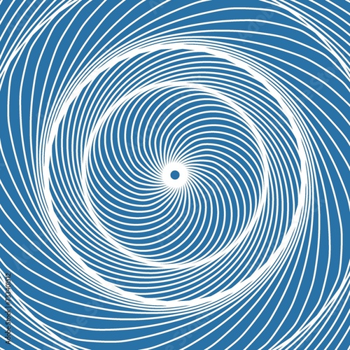 Abstract swirl illustration. Blue swirl 