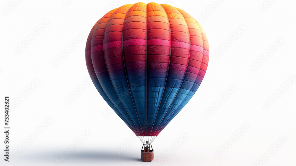 Naklejka premium Colorful Hot Air Balloon 