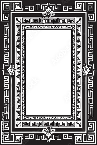 Frame. Hand drawn vector illustration	