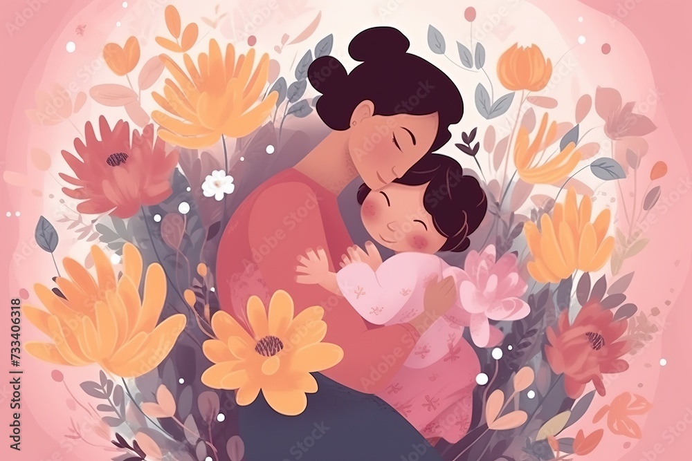 International Women's Day & Mother's Day Concept. International Women's Day & Mother's Day Theme. International Women's Day & Mother's Day Backround. International Women's Day & Mother's Day Concept. International Women's Day & Mother's Day Theme. International Women's Day & Mother's Day Backround.