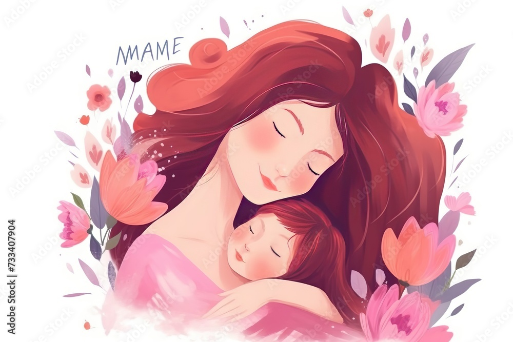 International Women's Day & Mother's Day Concept. International Women's Day & Mother's Day Theme. International Women's Day & Mother's Day Backround.