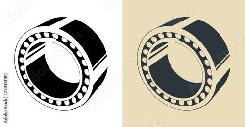 Double row cylindrical roller bearing