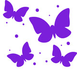 Flying Butterflies and Flowers
