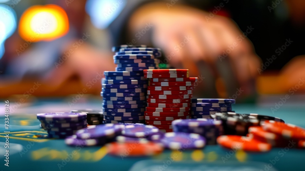 The blur of movement as chips change hands, a testament to the game's dynamic nature