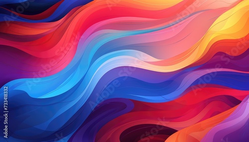 Wallpaper Mural Colorful abstract wallpaper Torontodigital.ca