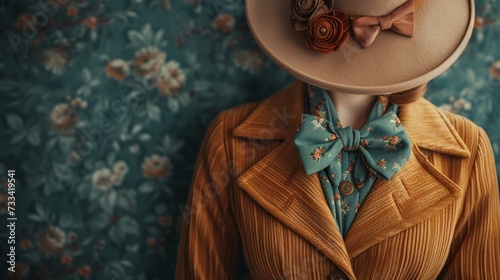 The whimsical charm of vintage fashion, a nostalgic journey through the trend...