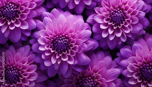 Beautiful purple dahlia flowers background. Close-up. © Rehman