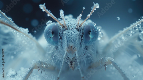 butterfly in the frost