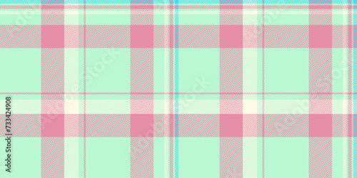 Picture seamless tartan texture, model background pattern fabric. Cozy check plaid vector textile in light and red colors.