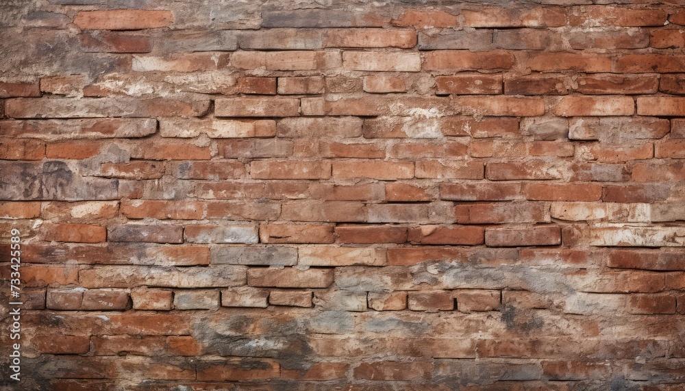 Background texture of old brick wall
