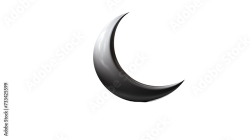 A black moon isolated on white background png 