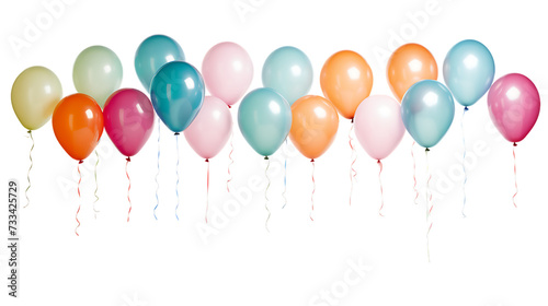 A balloon for birthday or for decoration isolated on white background png