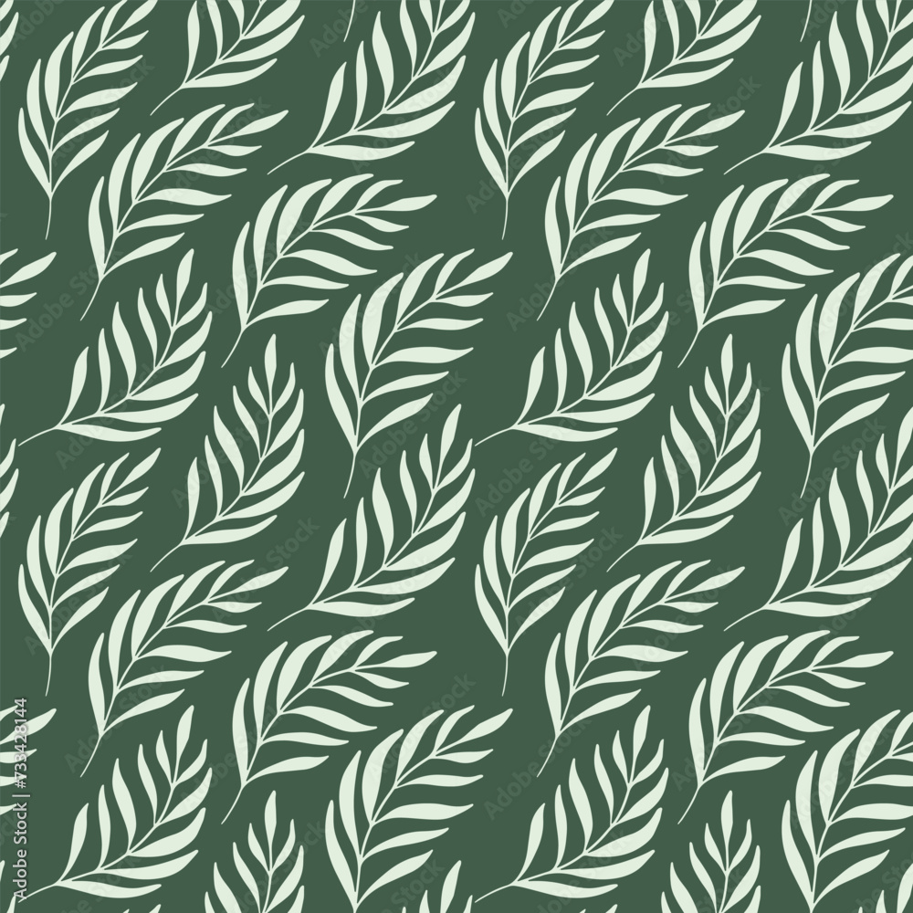 Seamless botanical tropical leaves pattern textile, wallpaper, botanical summer natural ecological Seamless botanical tropical leaves pattern textile, wallpaper, botanical summer natural ecological