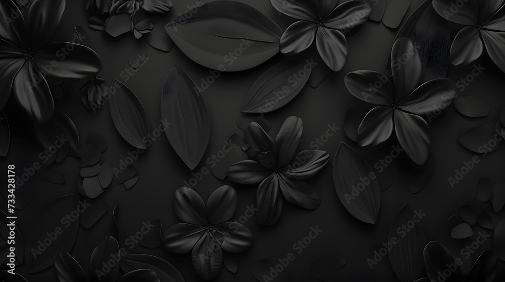 Beautiful black abstract background, all black wallpaper as a background, black and gold, black texture, black pattern background, black background for text and presentations