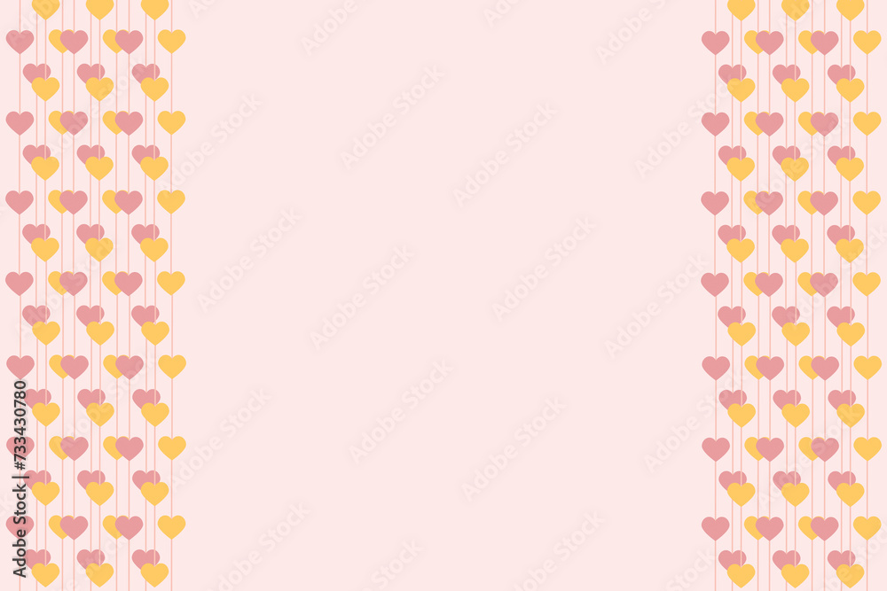 pink background with frame, heart shaped border pattern abstract background, graphic design illustration wallpaper, digital art template pink background with frame, heart shaped border pattern abstract background, graphic design illustration wallpaper, digital art template