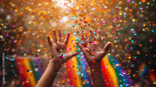 Celebrating pride month. LGBTQ community, support, gay pride month, Equality symbols 