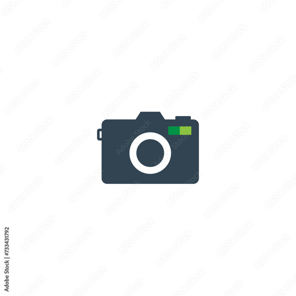 Camera icon flat vector design