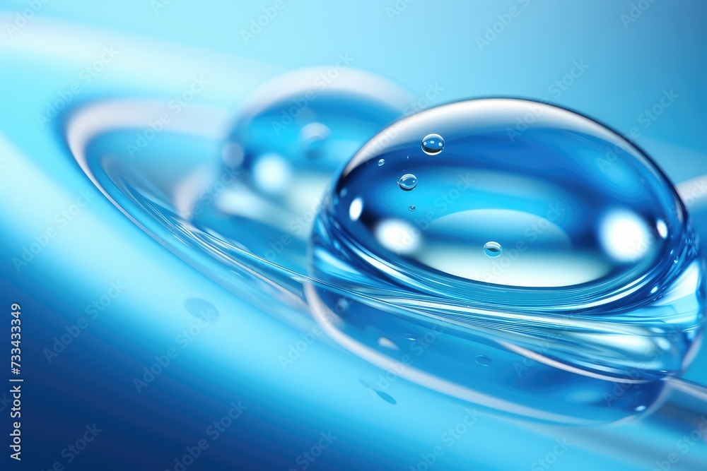 clean shiny blue drop with circles on water close up front view hd wallpaper clean shiny blue drop with circles on water close up front view hd wallpaper