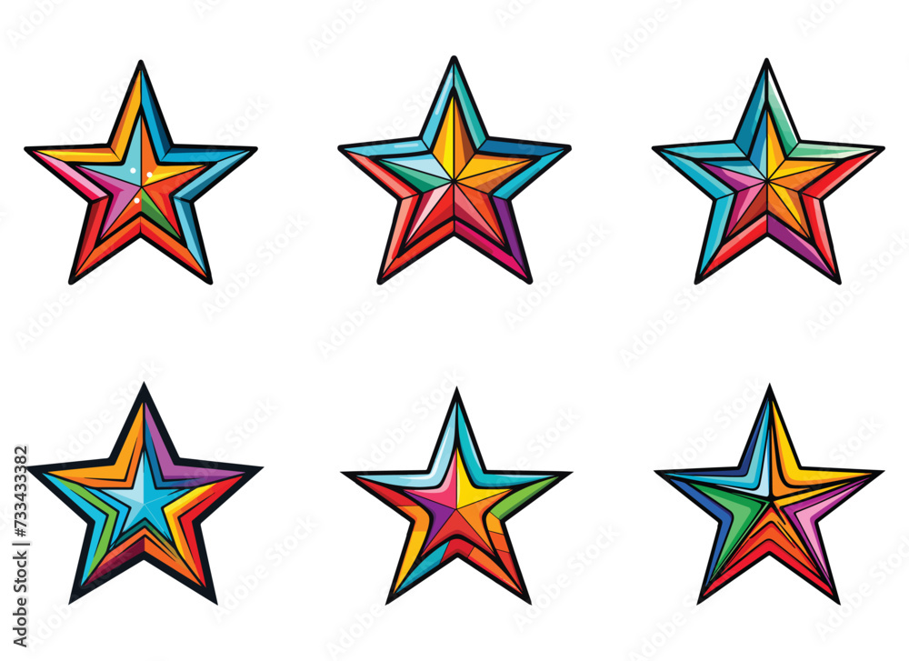 star vector illustration isolated on white background.
star vector illustration isolated on white background.