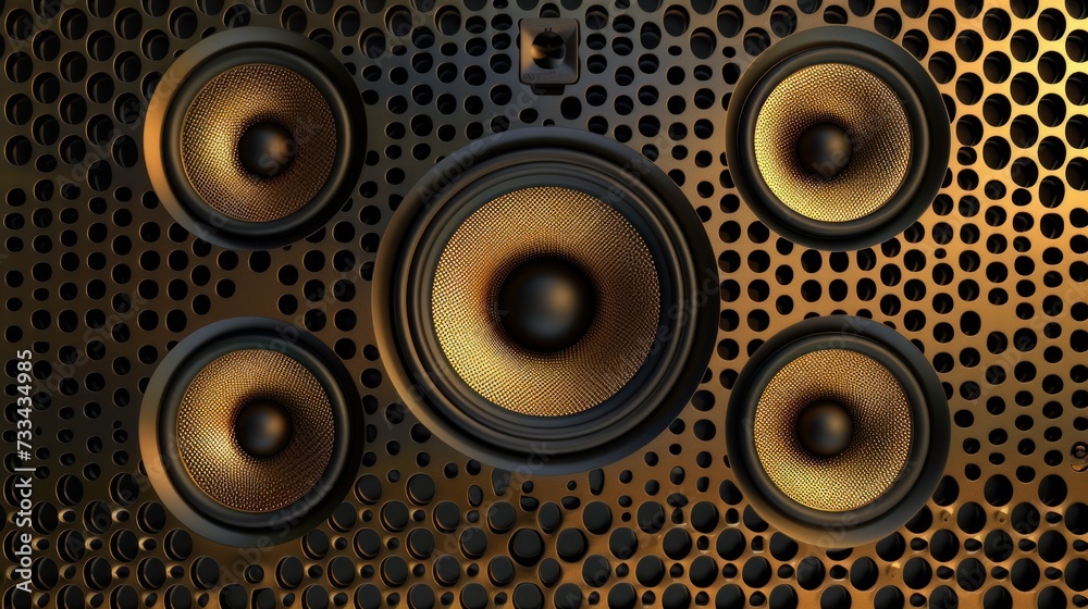 Here's a vector illustration of a speaker grill texture Here's a vector illustration of a speaker grill texture