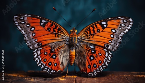 closeup shot of a beautiful butterfly